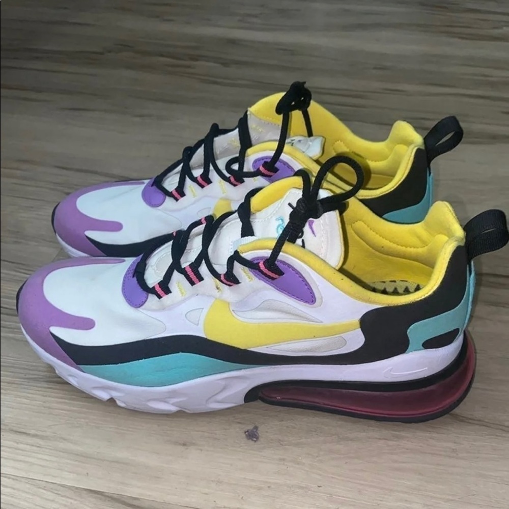 Nike Air Max React 270 Geometric Abstract Sneakers